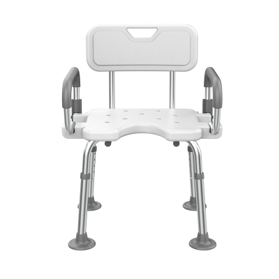Alloy Toilet Chair Anti-slip Chair with Reversible Armrests