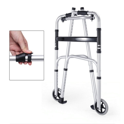 Folding Aluminum Alloy Elderly Walk Training Disabled Walking Aid
