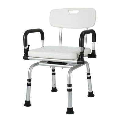 Rotatable Shower Chair,  Anti-slip Bath Stool For Elderly and Pregnant Women