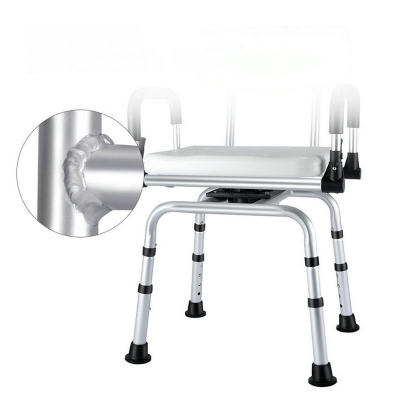 Rotatable Shower Chair,  Anti-slip Bath Stool For Elderly and Pregnant Women