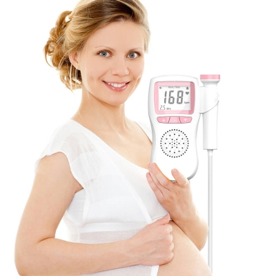 Bluetooth Fetal Doppler Home Pocket Ultrasound Baby Fetal Heart Rate Meter