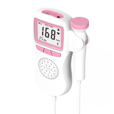 Bluetooth Fetal Doppler Home Pocket Ultrasound Baby Fetal Heart Rate Meter