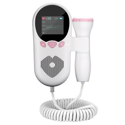 Medical Fetal Doppler Heartbeat Monitor Baby Fetal Heart Rate Detector for Pregnant Women