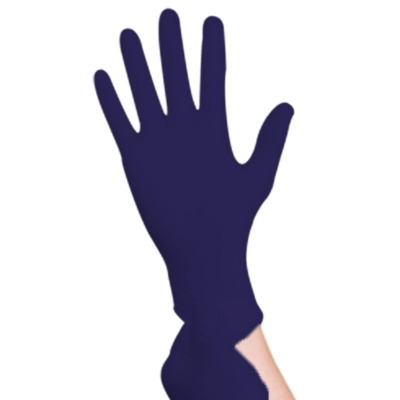 Metal Detectable Nitrile Powder Free Gloves for General Use