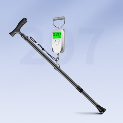 Height Adjustable Canes Carbon Fiber Walking Sticks Walker with LED Light