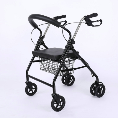 Lightweight Adjustable Walking Aids Folding Walker Rollator for The Disabled