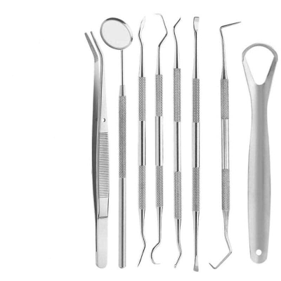 Dental Set Teeth Cleaning Kit Probe Tweezers Scaler Tool