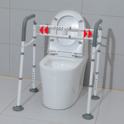 Toilet Rail Handicap Adjustable Toilet Safety Frame with Handles
