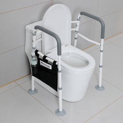 Toilet Rail Handicap Adjustable Toilet Safety Frame with Handles