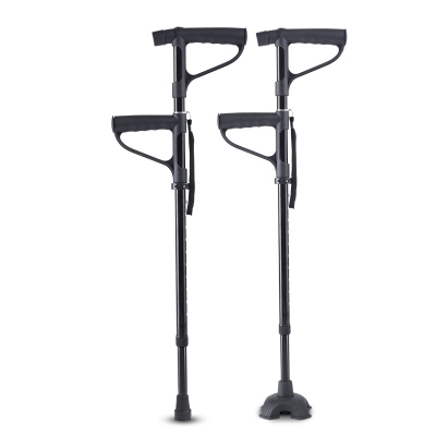 Aluminum Walking Sticks Walker Adjustable Canes with Big Foot Pads