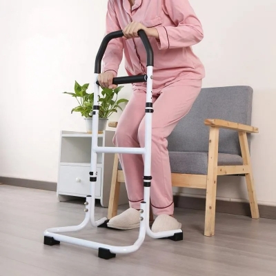 Adjustable Standing Assist Frame Bedside Handrail Rail Support for the ...