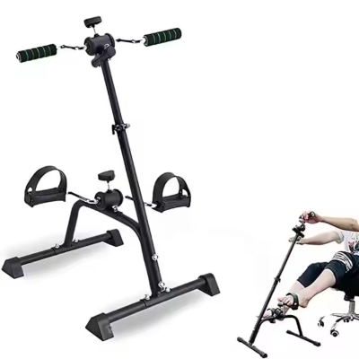 Mini Pedal Exerciser Home Exercise Bike Rehab Equipment Stepper for Arm Leg and Knee Training