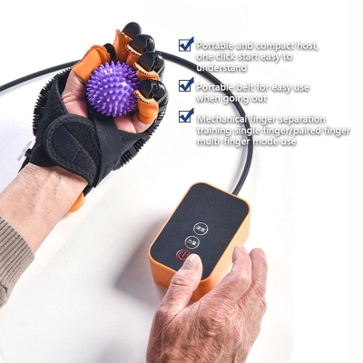 Rehabilitation Robot Gloves Hand Stroke Recovery Equipment Finger Training Device Electric Hand Exerciser