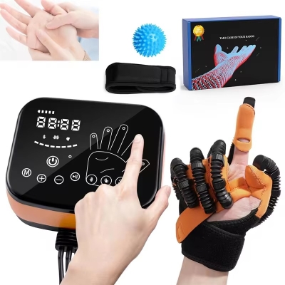 Upgraded Rehabilitation Robot Gloves Stroke Treatment Hand Exerciser Finger Training Machine