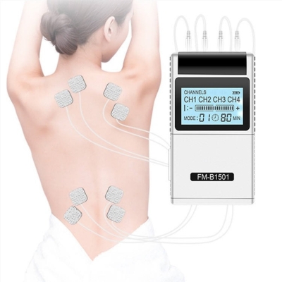 Physical Therapy Tens Unit EMS Digital Massage Machine, 4 Channels