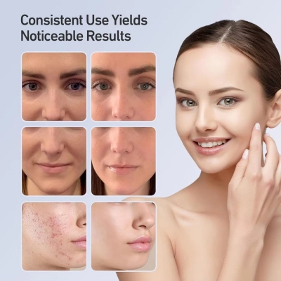 7-Color LED Facial Mask for Face & Neck - Light Therapy Skin Rejuvenation Device