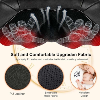 Shiatsu Back Shoulder and Neck Massager with Heat – Deep Tissue Massage Device