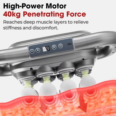 Professional Massage Gun with 16 Heads – Deep Tissue Muscle Recovery Device with Ball Head Kit
