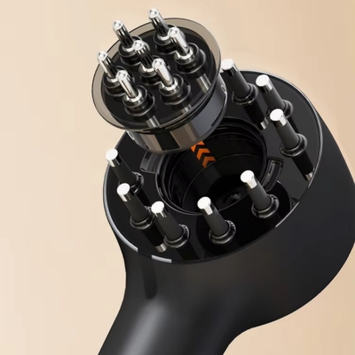 Rechargeable Scalp Massage Comb with Liquid Dispenser - Electric Hair Oil Applicator & Washable Scalp Care Brush