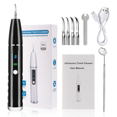 Ultrasonic Teeth Cleaner with LED Display – Electric Tartar Remover for Oral Care