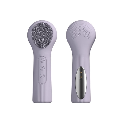 Warm Silicone Facial Cleansing Brush - Heated Face Cleaner