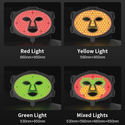 LED Facial Photon Mask - Anti-Aging Face Rejuvenation Spa Skincare Device