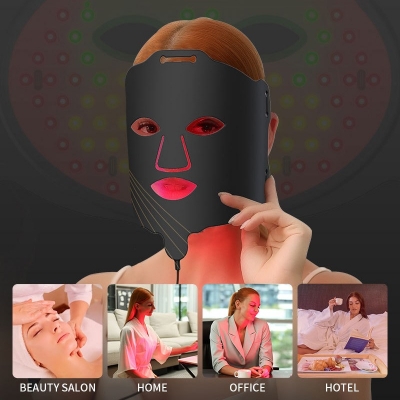 LED Facial Photon Mask - Anti-Aging Face Rejuvenation Spa Skincare Device