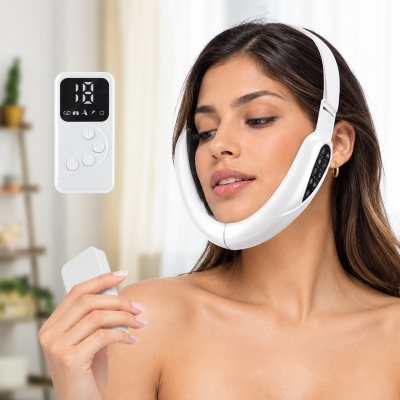 Microcurrent Facial Massager &ndash; EMS Facial Lifting & LED Beauty Device
