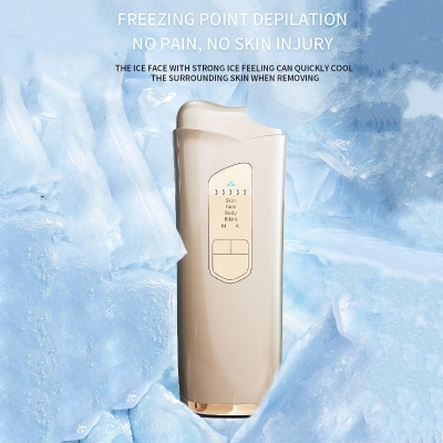 Painless Ice Cooling Hair Remover for Home – Fast Hair Removal & Smooth Skin