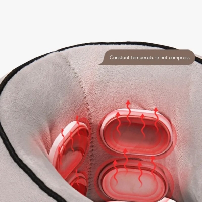 U-Shaped Neck Massager with Heat – Portable Neck Relaxation Device for Neck Comfort