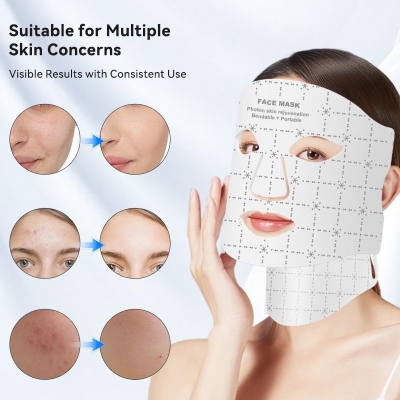 ed Light LED Facial Mask – Anti-Aging Light Therapy Beauty Device