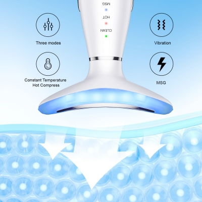 Red Light Neck & Face Lifting Device - Warm Massage & Skin Tightening