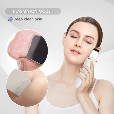 Ultrasonic Skin Scrubber – Deep Facial Cleansing and Blackhead Removal Device