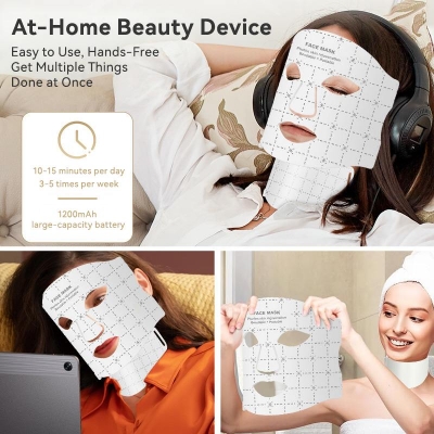 ed Light LED Facial Mask – Anti-Aging Light Therapy Beauty Device