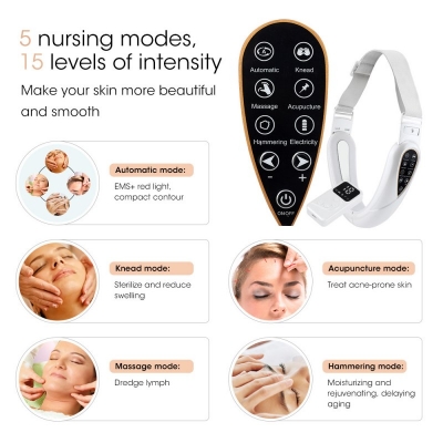 Microcurrent Facial Massager – EMS Facial Lifting & LED Beauty Device