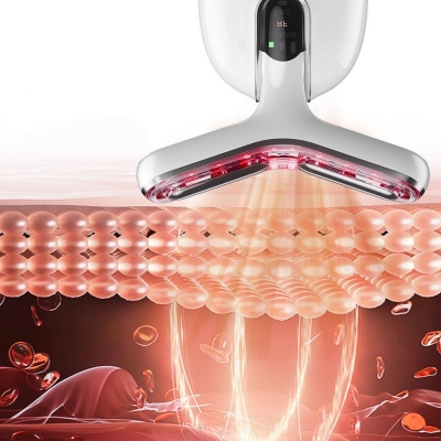 Viral EMS Face & Neck Lifting Tool - Warm Glow Massager