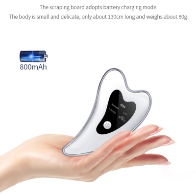 Viral Microcurrent Gua Sha Face Massager - TikTok Trendy Electric Facial Lifting Tool