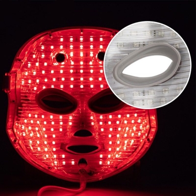 7-Color LED Facial Mask for Face & Neck - Light Therapy Skin Rejuvenation Device