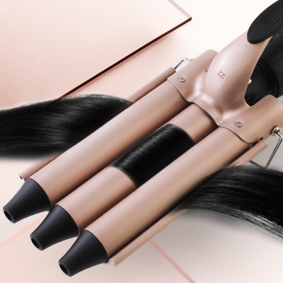 Professional 5 in 1 Hair Styler Set - Ceramic Curling & Straightening Iron