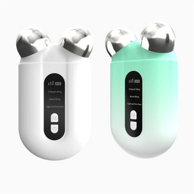 Mini EMS Microcurrent Facial Lifting Device - V-Line Toning & Anti-Wrinkle Tool