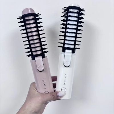 Premium Cordless 2 in 1 Hair Straightener & Curler - Ceramic Mini Styling Tool