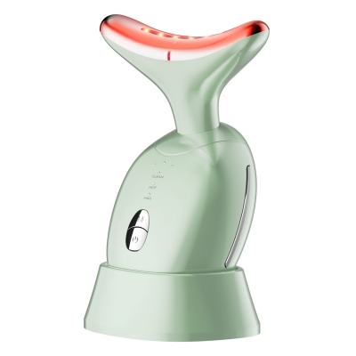 Professional Red Light Neck & Face Rejuvenation Massager - RF-Inspired Warm Therapy