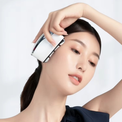 Electric Gua Sha Face & Neck Massager - EMS Vibrating Facial Lift Device