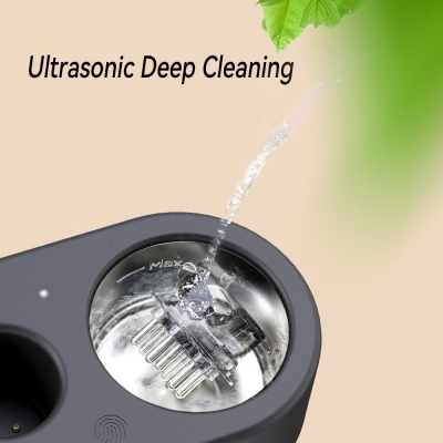 Rechargeable Scalp Massage Comb with Liquid Dispenser - Electric Hair Oil Applicator & Washable Scalp Care Brush